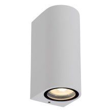 Lucide 69801/02/31 - Vanjska zidna svjetiljka ZARO 2xGU10/35W/230V IP44 bijela