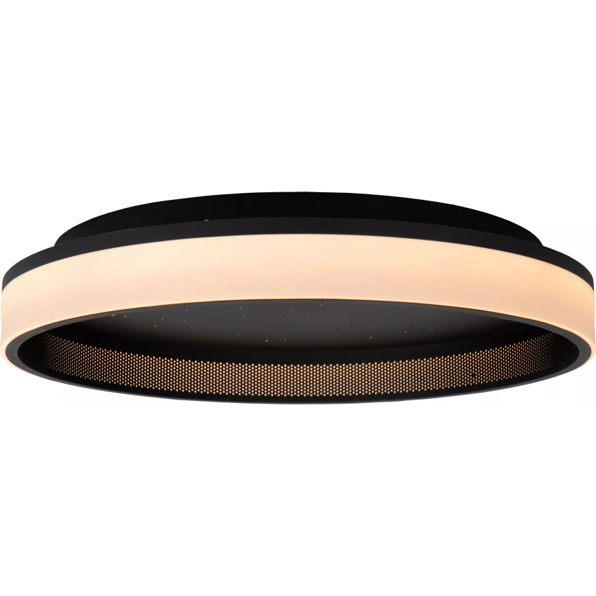 Lucide 71102/40/30 - LED Prigušiva stropna svjetiljka ESTREJA LED/40W/230V 2500-3000K pr. 40 cm crna + daljinski upravljač
