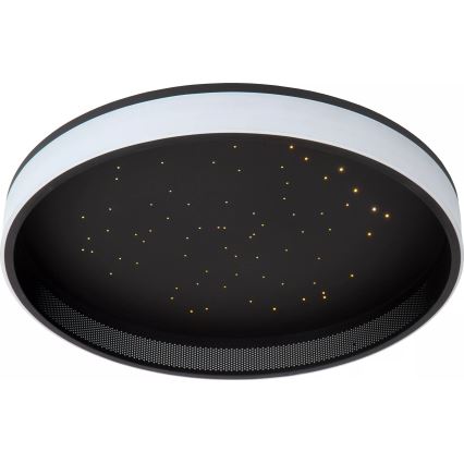 Lucide 71102/40/30 - LED Prigušiva stropna svjetiljka ESTREJA LED/40W/230V 2500-3000K pr. 40 cm crna + daljinski upravljač