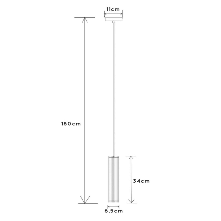 Lucide 73406/01/30 - Luster na sajli LIONEL 1xE27/60W/230V