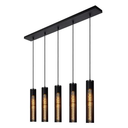 Lucide 73406/05/30 - Luster na sajli LIONEL 5xE27/60W/230V