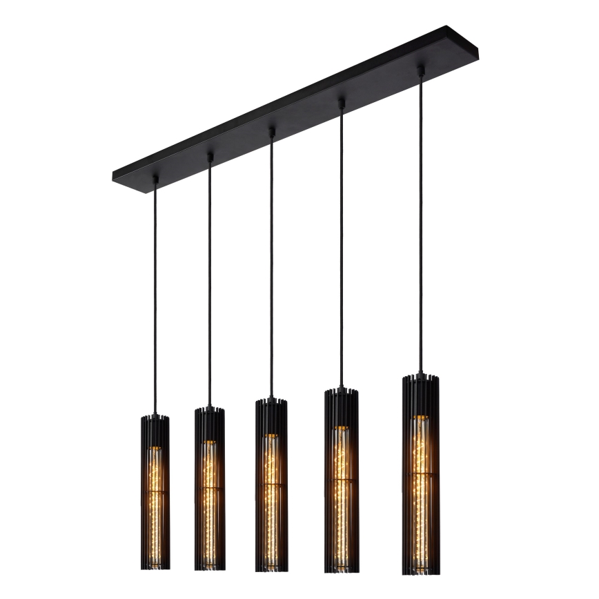 Lucide 73406/05/30 - Luster na sajli LIONEL 5xE27/60W/230V