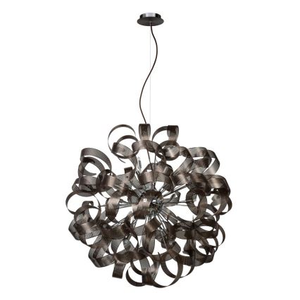Lucide 74401/80/97 - Viseća svjetiljka ATOMA 12xG9/42W/230V smeđa
