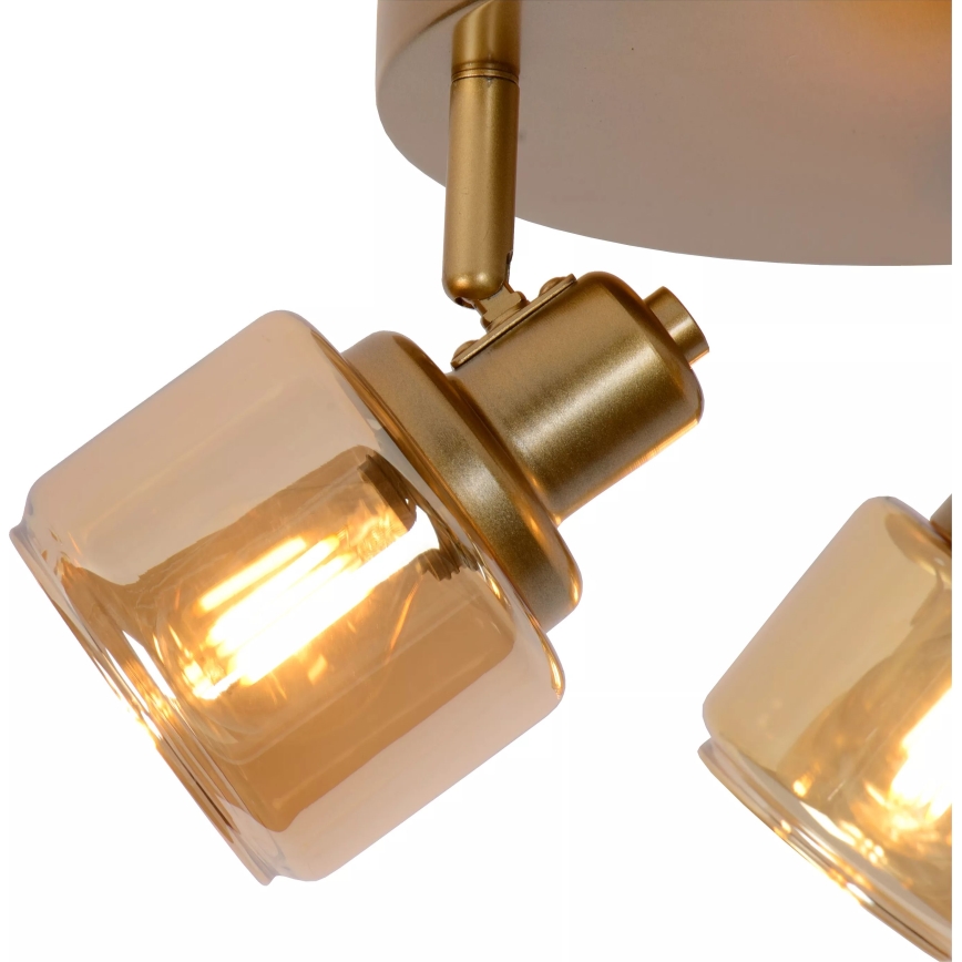 Lucide 77979/13/02 - Reflektorska svjetiljka BJORN 3xE14/40W/230V zlatna