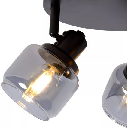 Lucide 77979/13/30 - Reflektorska svjetiljka BJORN 3xE14/40W/230V crna