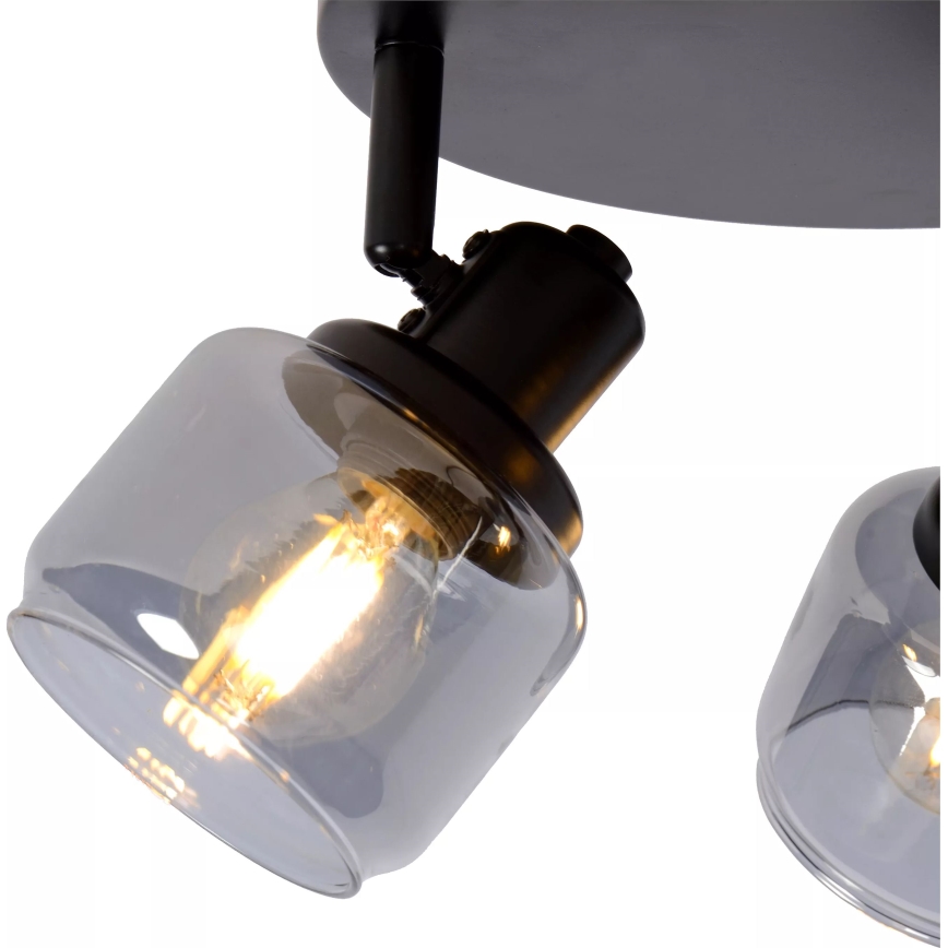 Lucide 77979/13/30 - Reflektorska svjetiljka BJORN 3xE14/40W/230V crna