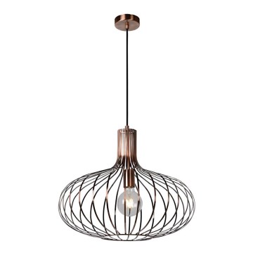Lucide 78374/50/17 - Viseća svjetiljka MANUELA 1xE27/60W/230V bakreno 50 cm