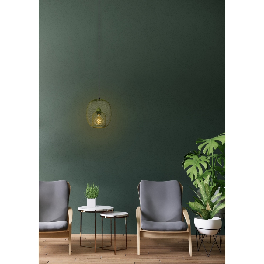 Lucide 78396/01/33 - Luster na sajli JERREL 1xE27/40W/230V zelena
