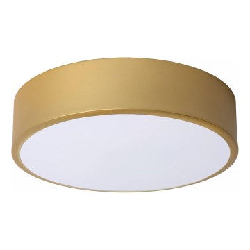 Lucide 79185/20/02 - LED Prigušiva stropna svjetiljka UNAR LED/12W/230V pr. 20 cm zlatna