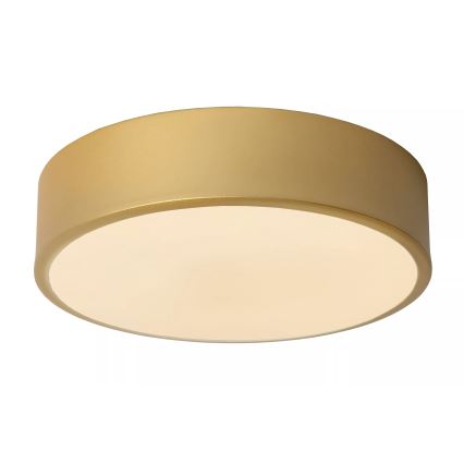 Lucide 79185/20/02 - LED Prigušiva stropna svjetiljka UNAR LED/12W/230V pr. 20 cm zlatna