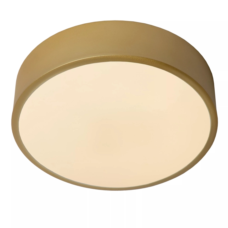 Lucide 79185/20/02 - LED Prigušiva stropna svjetiljka UNAR LED/12W/230V pr. 20 cm zlatna