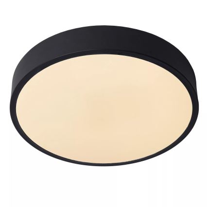 Lucide 79185/30/30 - LED Prigušiva stropna svjetiljka UNAR LED/18W/230V pr. 30 cm crna