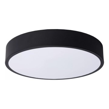 Lucide 79185/30/30 - LED Prigušiva stropna svjetiljka UNAR LED/18W/230V pr. 30 cm crna