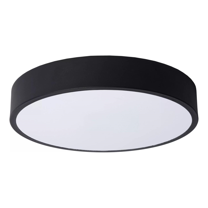 Lucide 79185/30/30 - LED Prigušiva stropna svjetiljka UNAR LED/18W/230V pr. 30 cm crna