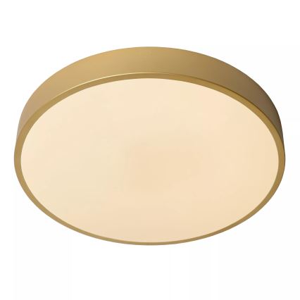 Lucide 79185/40/02 - LED Prigušiva stropna svjetiljka UNAR LED/24W/230V pr. 39,5 cm zlatna