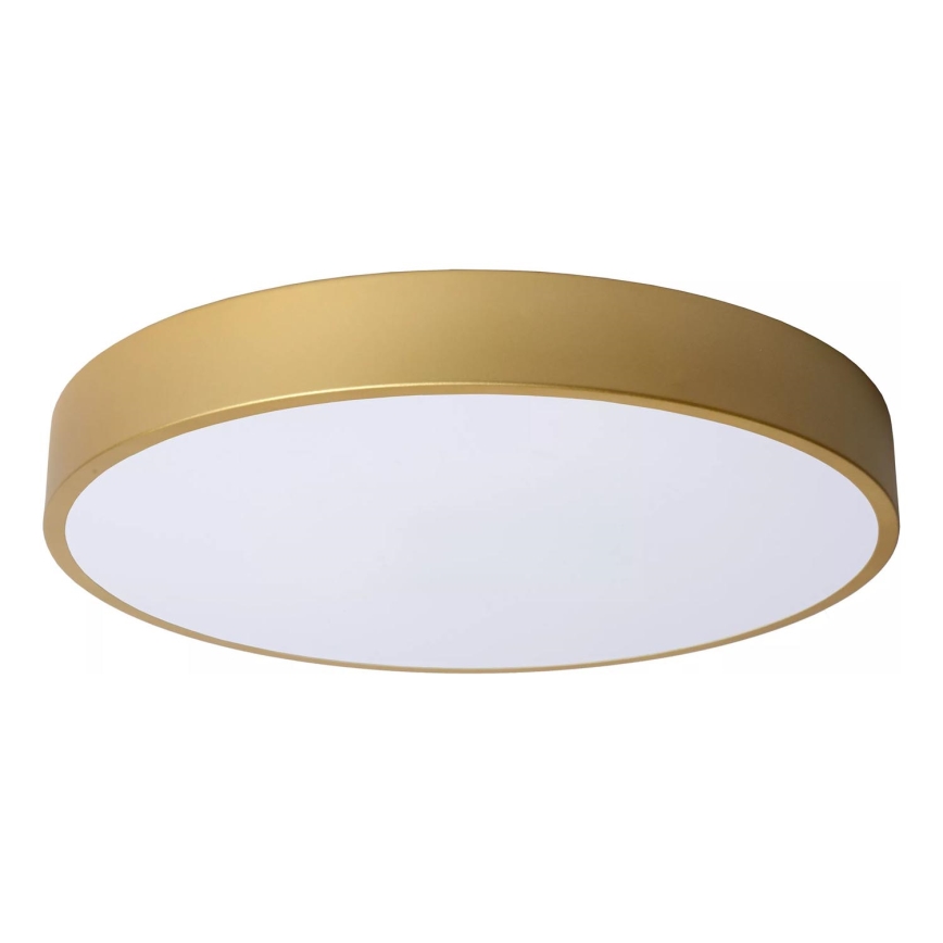 Lucide 79185/40/02 - LED Prigušiva stropna svjetiljka UNAR LED/24W/230V pr. 39,5 cm zlatna