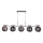 LUMOS luster na kablu 5xG9/20W/230V dimljeno crno