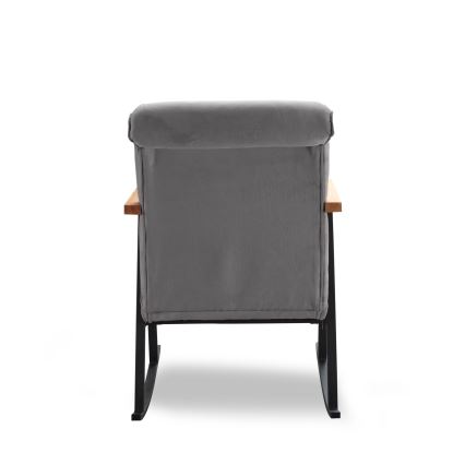 LUNI ljuljaća fotelja siva