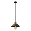 Lustar MANAVGAT 1xE27/40W/230V crni/smeđi