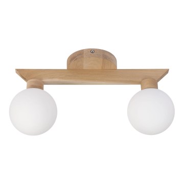 Luster ANTONIO za površinsku montažu 2xG9/5W/230V hrast/bijela