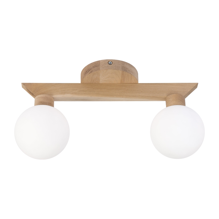 Luster ANTONIO za površinsku montažu 2xG9/5W/230V hrast/bijela