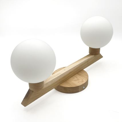 Luster ANTONIO za površinsku montažu 2xG9/5W/230V hrast/bijela