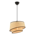 Luster BARETTE 1xE27/60W/230V bež/braun