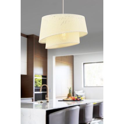 Luster BARETTE 1xE27/60W/230V kremasti
