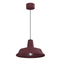 Luster CLASS na sajli 1xE27/15W/230V, bordo