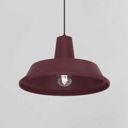 Luster CLASS na sajli 1xE27/15W/230V, bordo