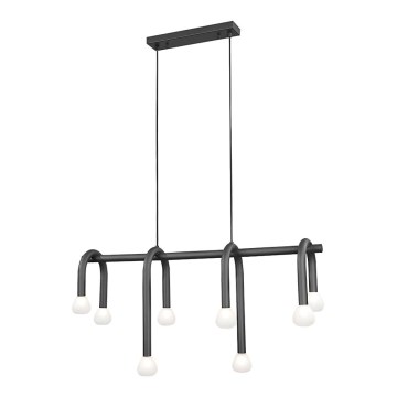 Luster DELORI na sajli 8xG9/28W/230V, crni