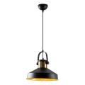 Luster DODO 1xE27/40W/230V crni/bronzani
