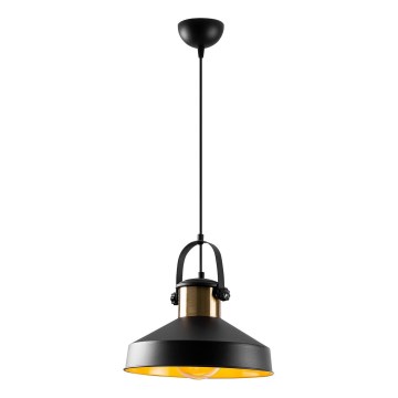 Luster DODO 1xE27/40W/230V crni/bronzani