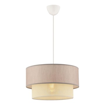 Luster ECHO 1xE27/60W/230V bež/krema