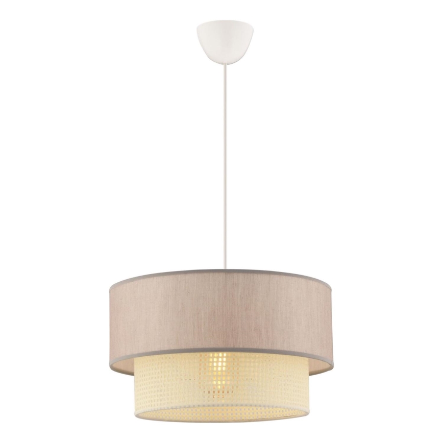Luster ECHO 1xE27/60W/230V bež/krema