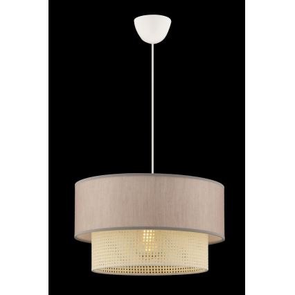 Luster ECHO 1xE27/60W/230V bež/krema