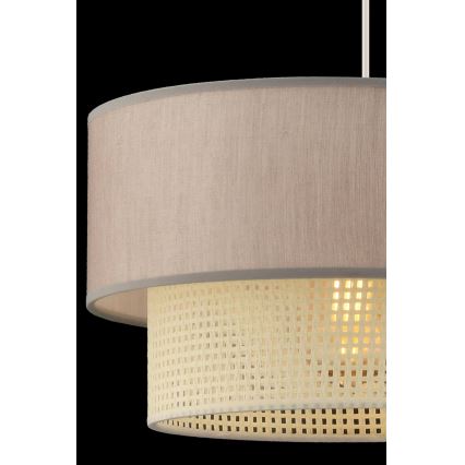 Luster ECHO 1xE27/60W/230V bež/krema