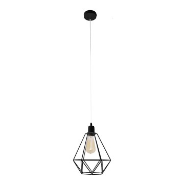 Luster KARO 1xE27/15W/230V crna