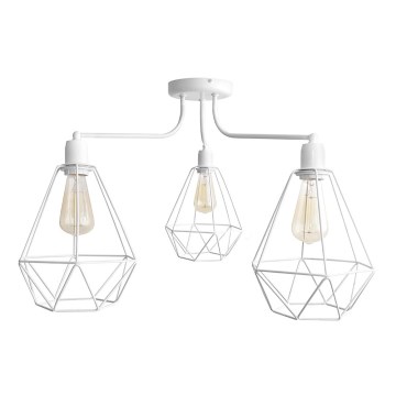 Luster KARO 3xE27/15W/230V bijela