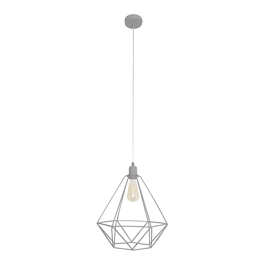 Luster KARO LARGE 1xE27/15W/230V siva