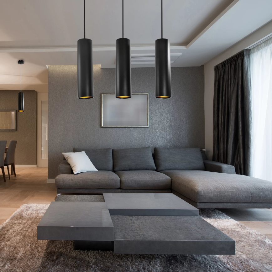 Luster LATI 3xGU10/8W/230V crna