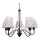 Luster MALBO II 5xE27/15W/230V crna