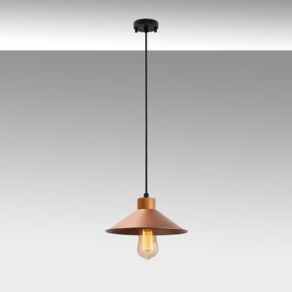 Luster MANAVGAT 1xE27/40W/230V mjeden/smeđi