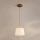 Luster na kabelu AIDA 1xE27/15W/230V prom. 25 cm hrast/krem