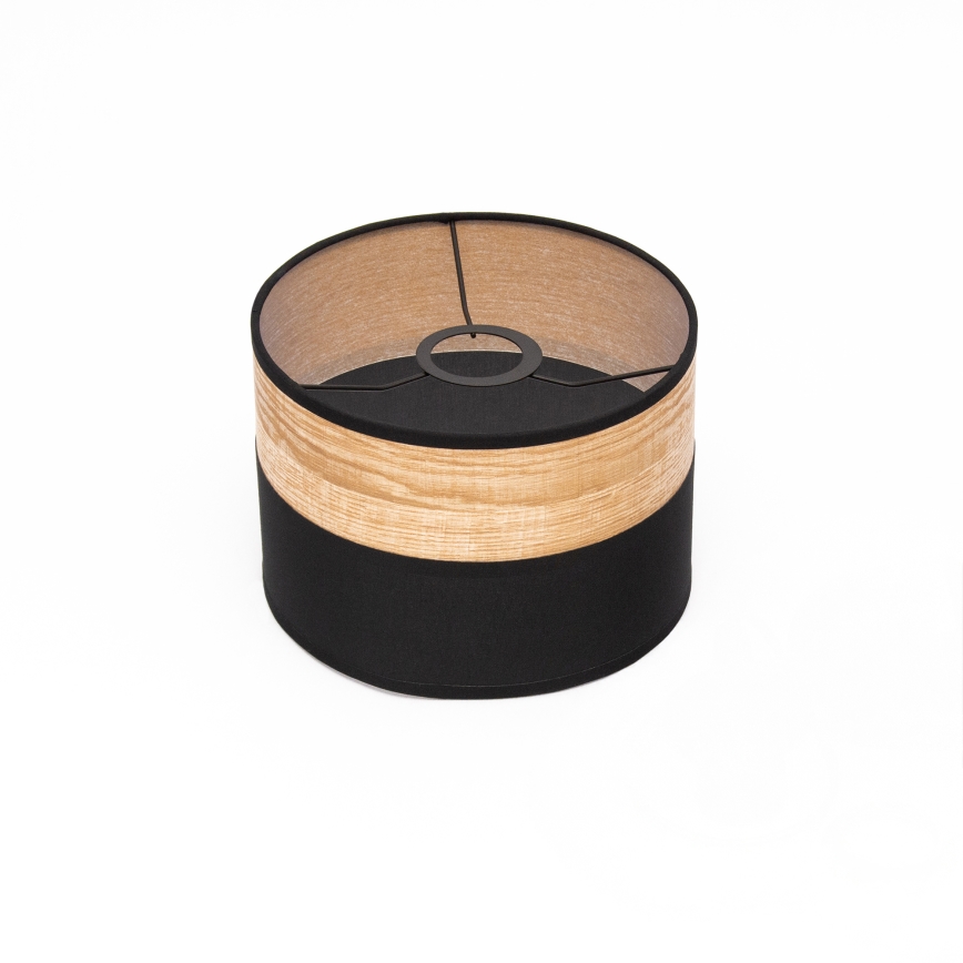 Luster na kabelu ALBA 1xE27/15W/230V Ø 20 cm crna/smeđa