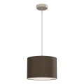 Luster na kabelu ARDEN 1xE27/15W/230V Ø 25 cm bež/smeđa