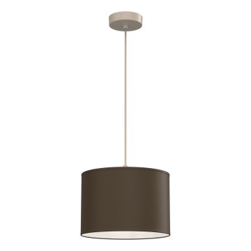 Luster na kabelu ARDEN 1xE27/15W/230V Ø 25 cm bež/smeđa