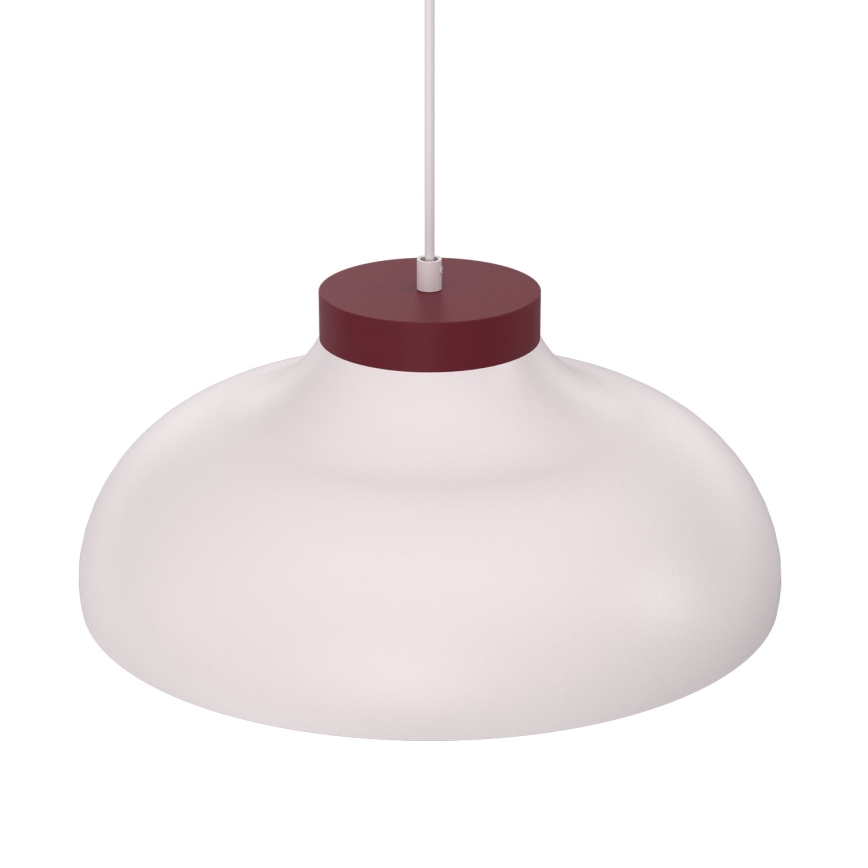 Luster na kabelu BASCA 1xE27/15W/230V krem/burgundija