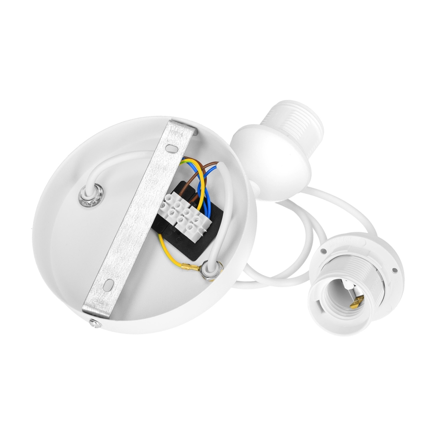 Luster na kabelu BOHO 2xE27/60W/230V bijela