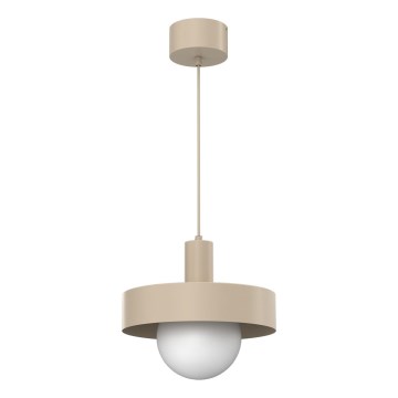 Luster na kabelu CANAN 1xE27/15W/230V, promjer 29 cm, bež